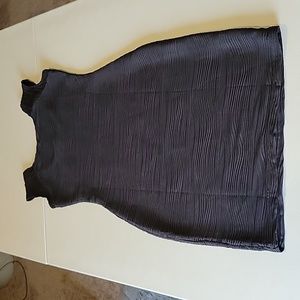 NWT Taydey womens ruched sleeveless dress in black size small